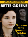 Cover image for Summer of My German Soldier